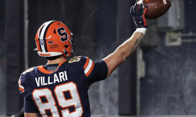 Dan Villari, a native of Massapequa, New York forged a unique path from high school quarterback to collegiate tight end.